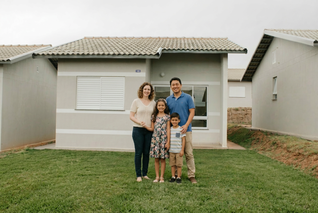 Família realizando o sonho da casa própria pelo Minha Casa, Minha Vida 2026