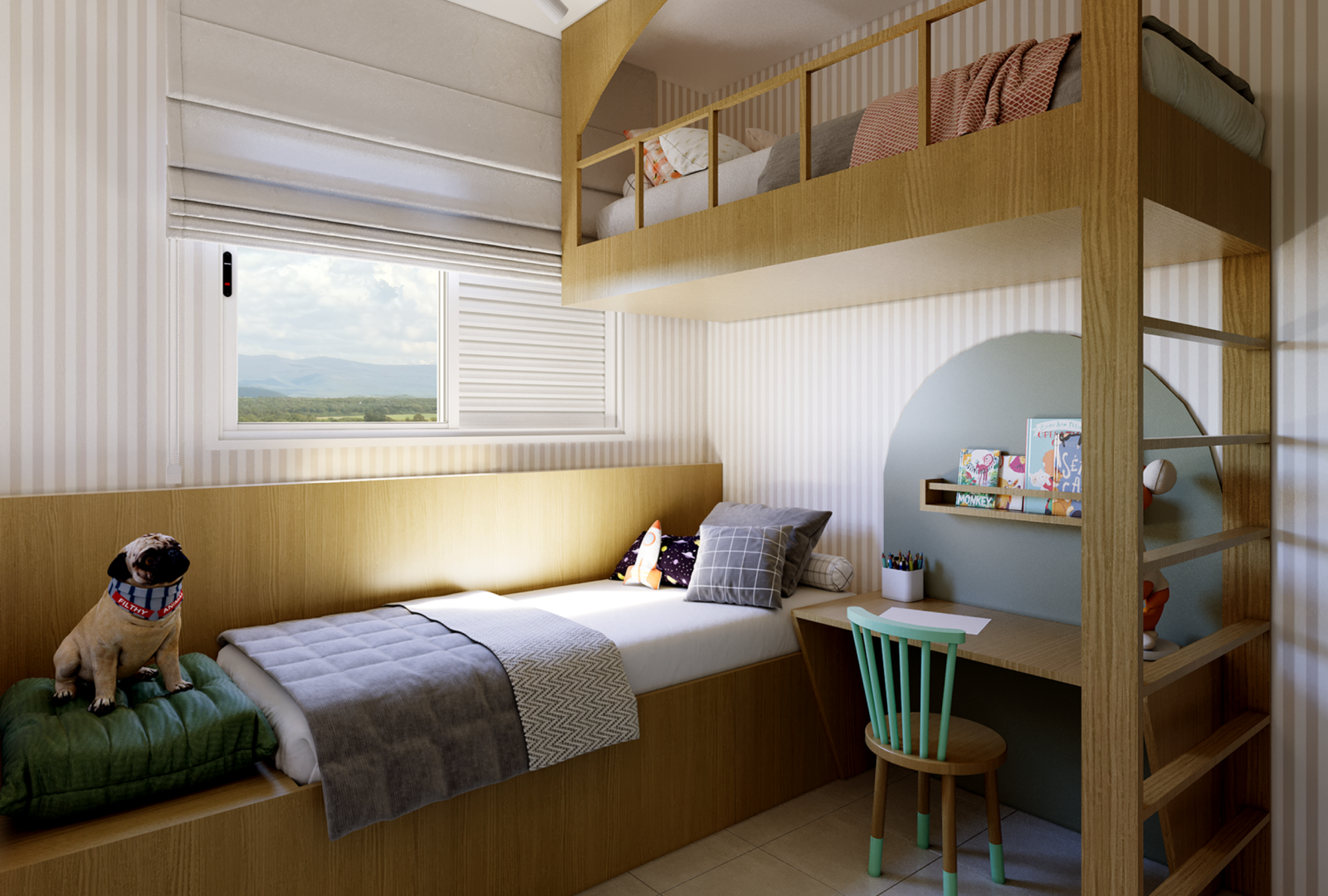 quarto crianças